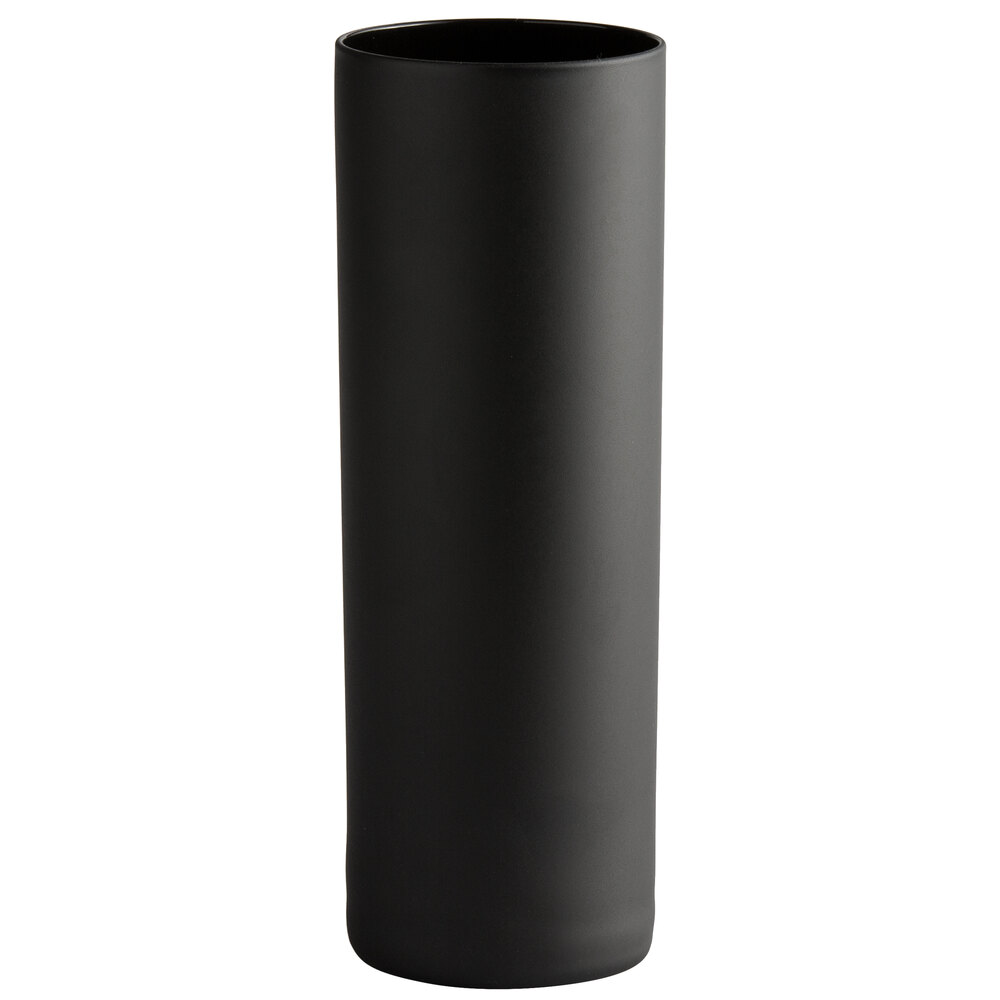 Stolzle 3500013T/2574 Glisten 11.25 oz. Matte Black Longdrink / Collins