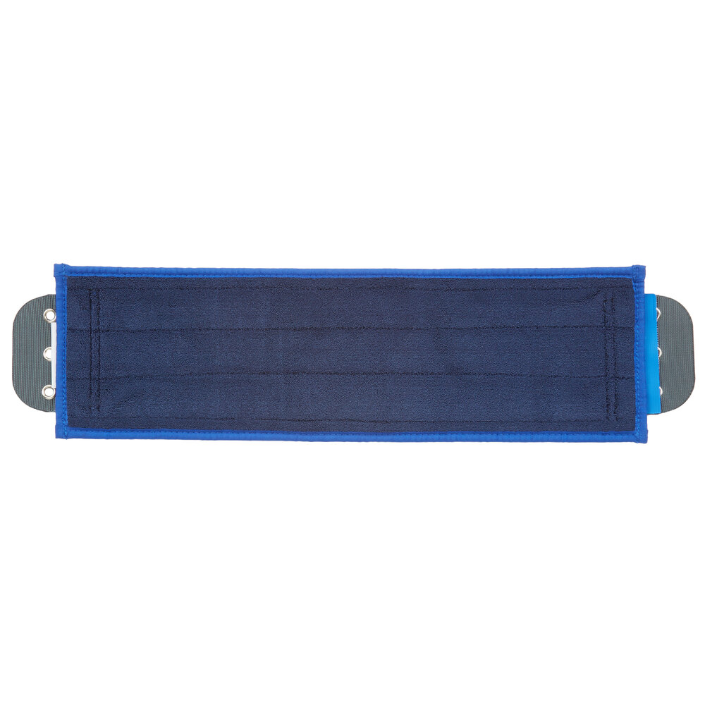 Unger SmartColor DM40B 16" Blue Microfiber Damp Mop Pad