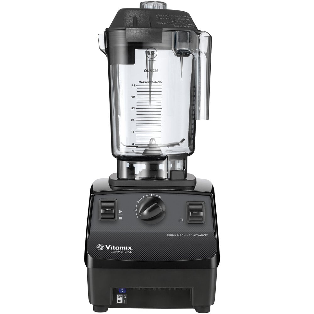 Vitamix 62824 Drink Machine Advance 2.3 hp Black Blender with 48 oz