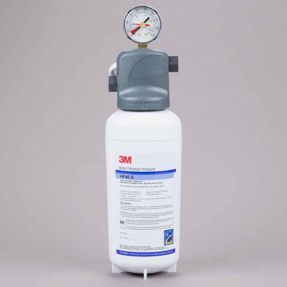 3M Water Filtration Products ICE140S Single Cartridge Water Filtration