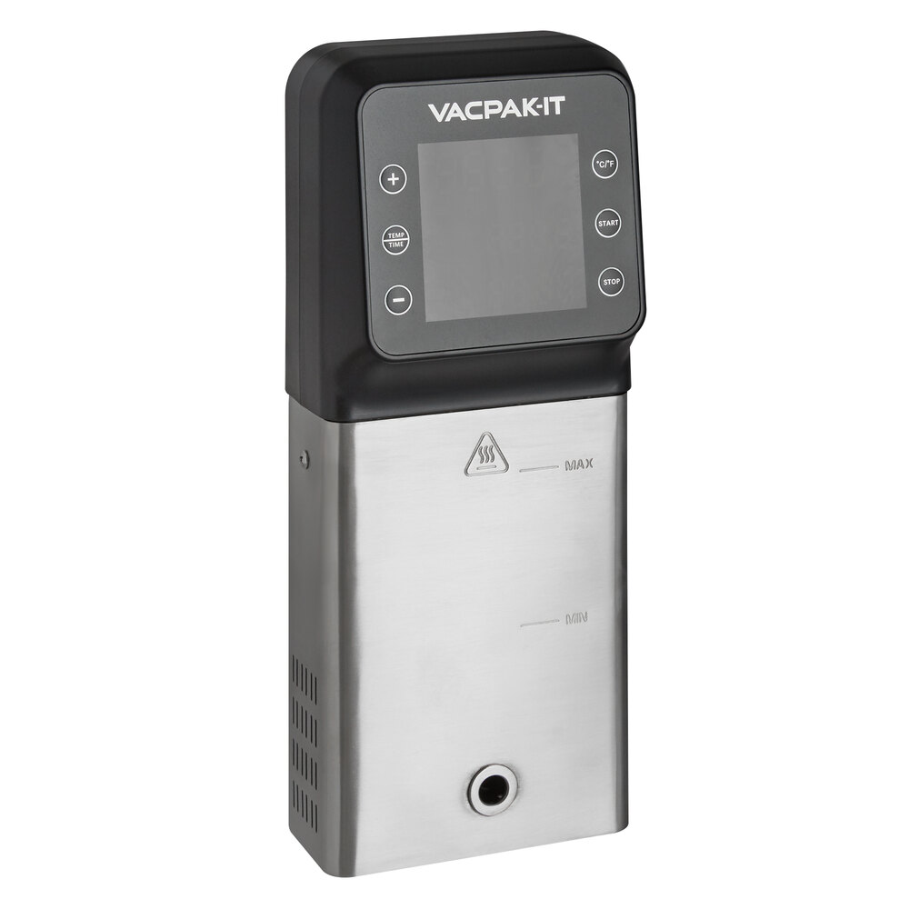 Allpax SVU Sous Vide Garer in Schwarz, für Wasserbäder bis 20 l, gebog