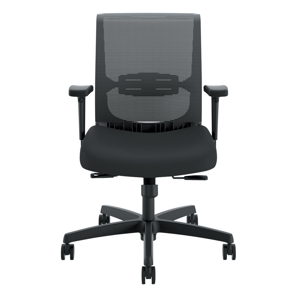 HON Convergence Black Mesh / Vinyl Task Chair
