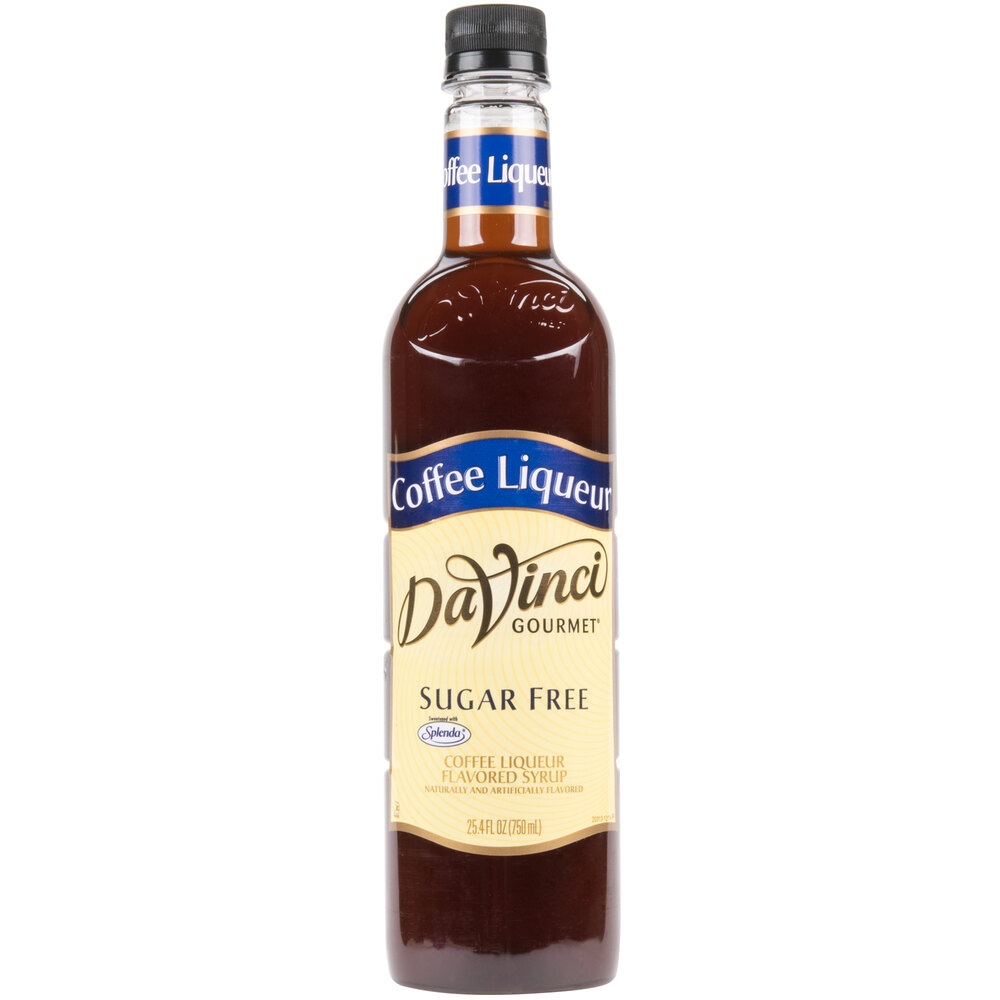DaVinci Gourmet 750 mL Sugar Free Coffee Liqueur Flavoring Syrup