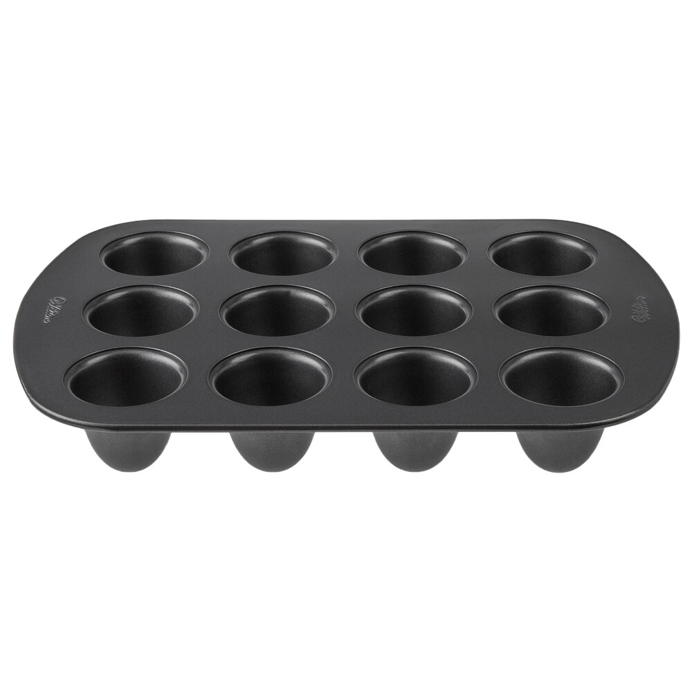 Wilton 191002395 NonStick Steel 12 Compartment Mini Cake Pop / Dessert