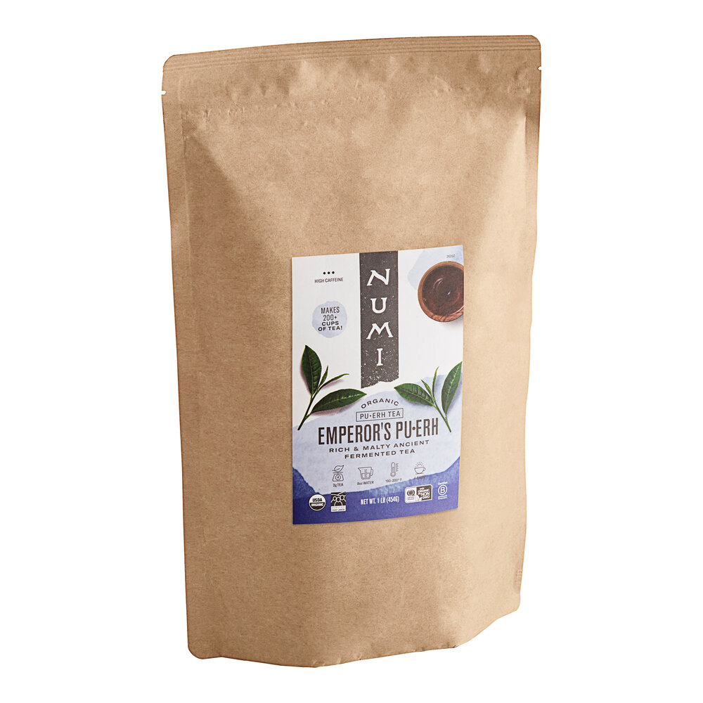 Numi Organic 1 lb. Emperor's Pu-Erh Loose Leaf Tea