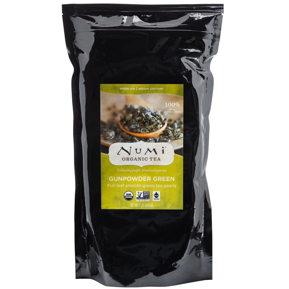 Numi Organic 1 lb. Gunpowder Green Loose Leaf Tea
