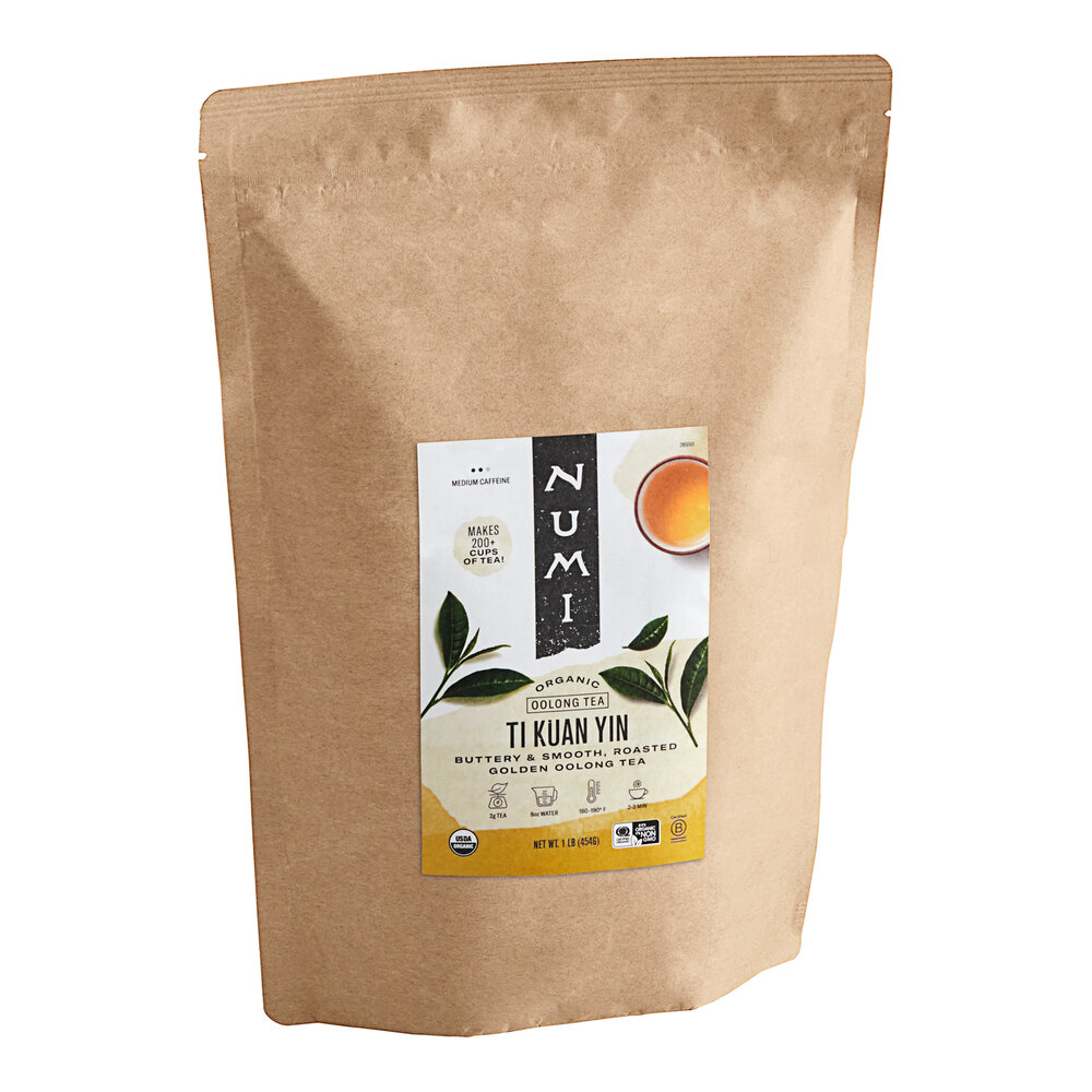 Numi Organic 1 lb. Ti Kuan Yin-Iron Loose Leaf Tea