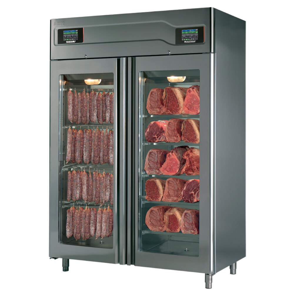 Glass Door Stainless Steel Meat Aging