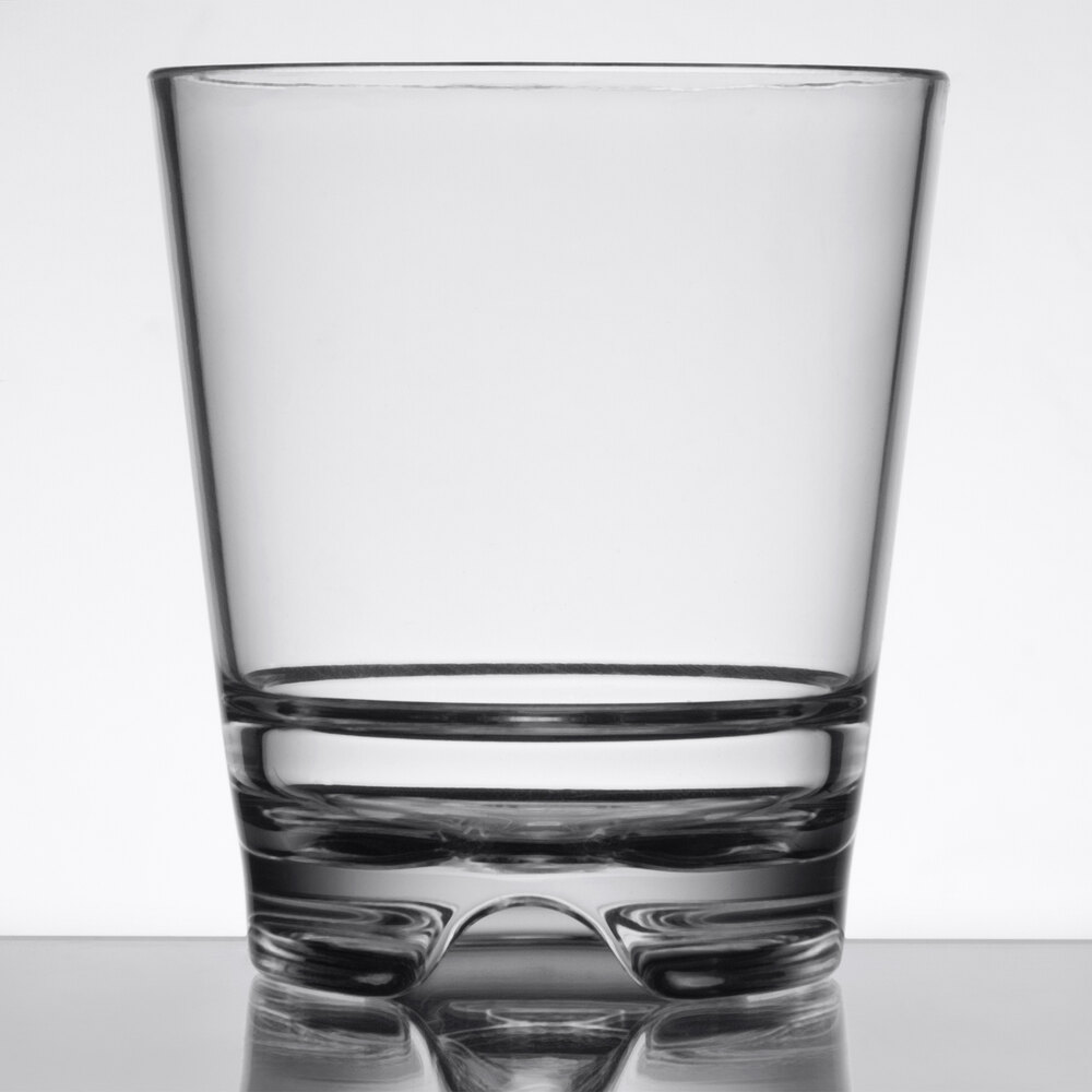 Libbey 92404 Infinium 12 oz. Tritan™ Plastic Stackable Double Rocks