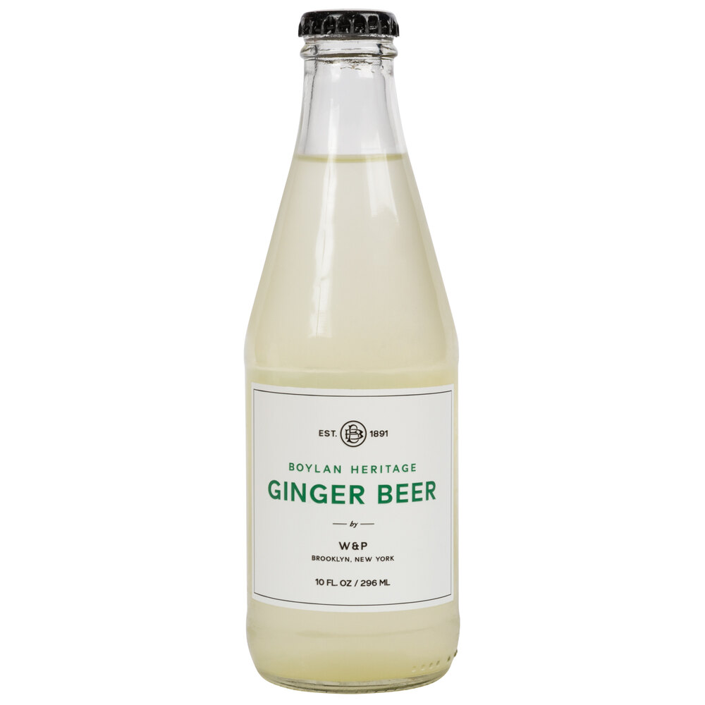 Boylan Bottling Co. 10 fl. oz. Heritage Ginger Beer Mixer 4Pack 6/Case