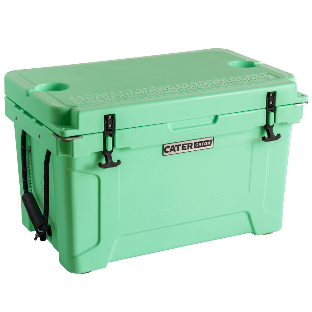 CaterGator CG45SF Seafoam 45 Qt. Rotomolded Extreme Outdoor Cooler