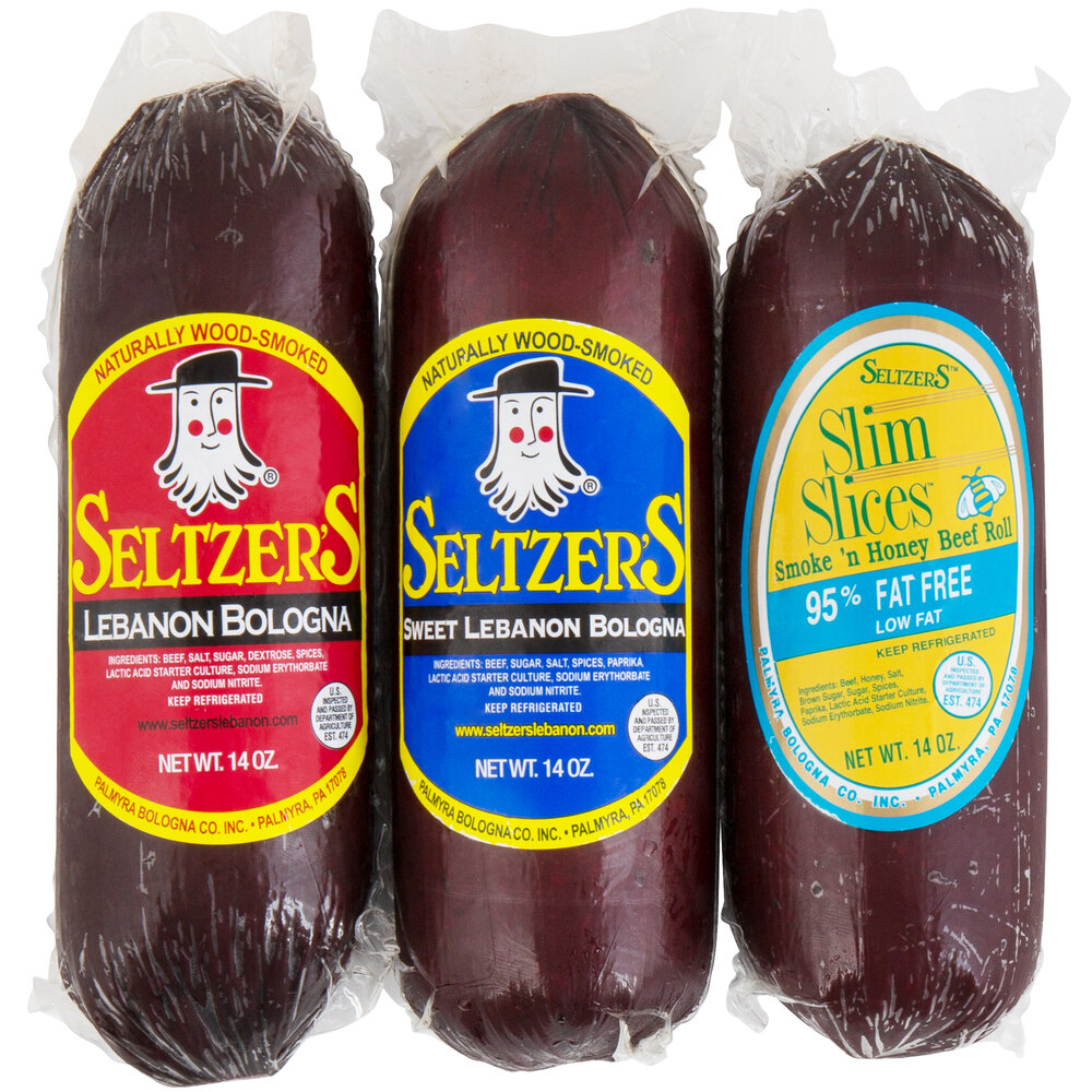 Seltzer's Lebanon Bologna Holiday Smokehouse Trio with Assorted Whole Bologna Chubs