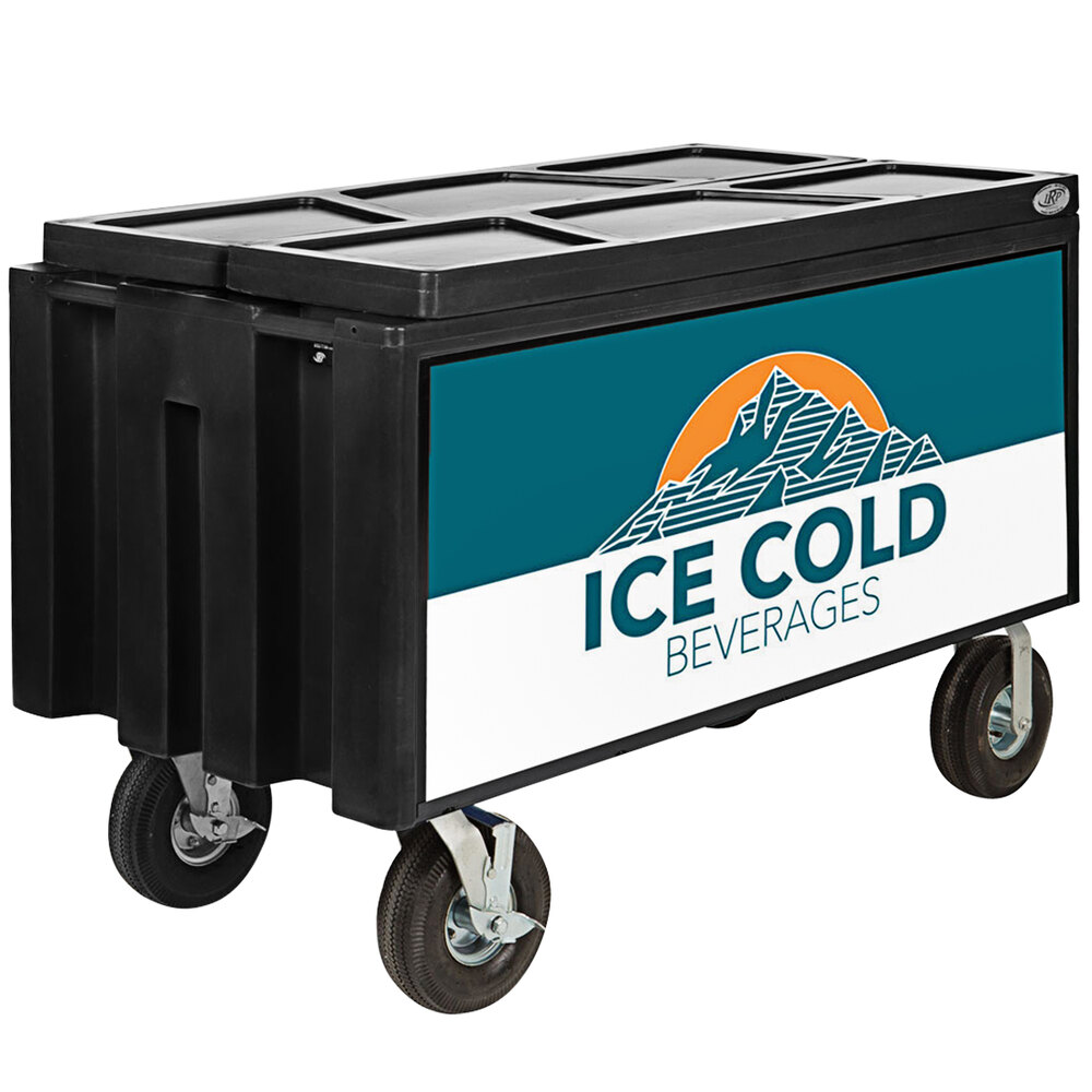 IRP Black Extra Large Super Arctic 3501546 Mobile 456 Qt. Cooler with