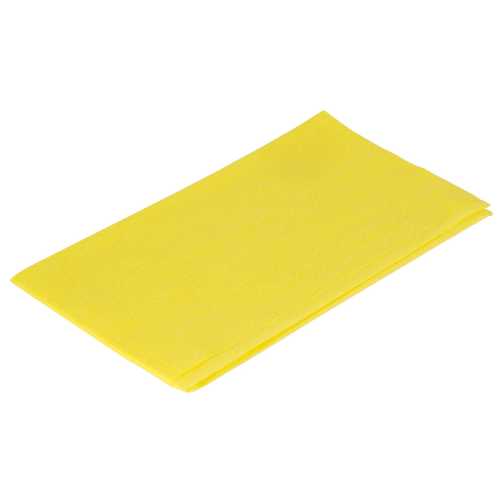 Chicopee 0911 Masslinn 24" x 24" Yellow HeavyDuty Dusting Cloth 100/Case