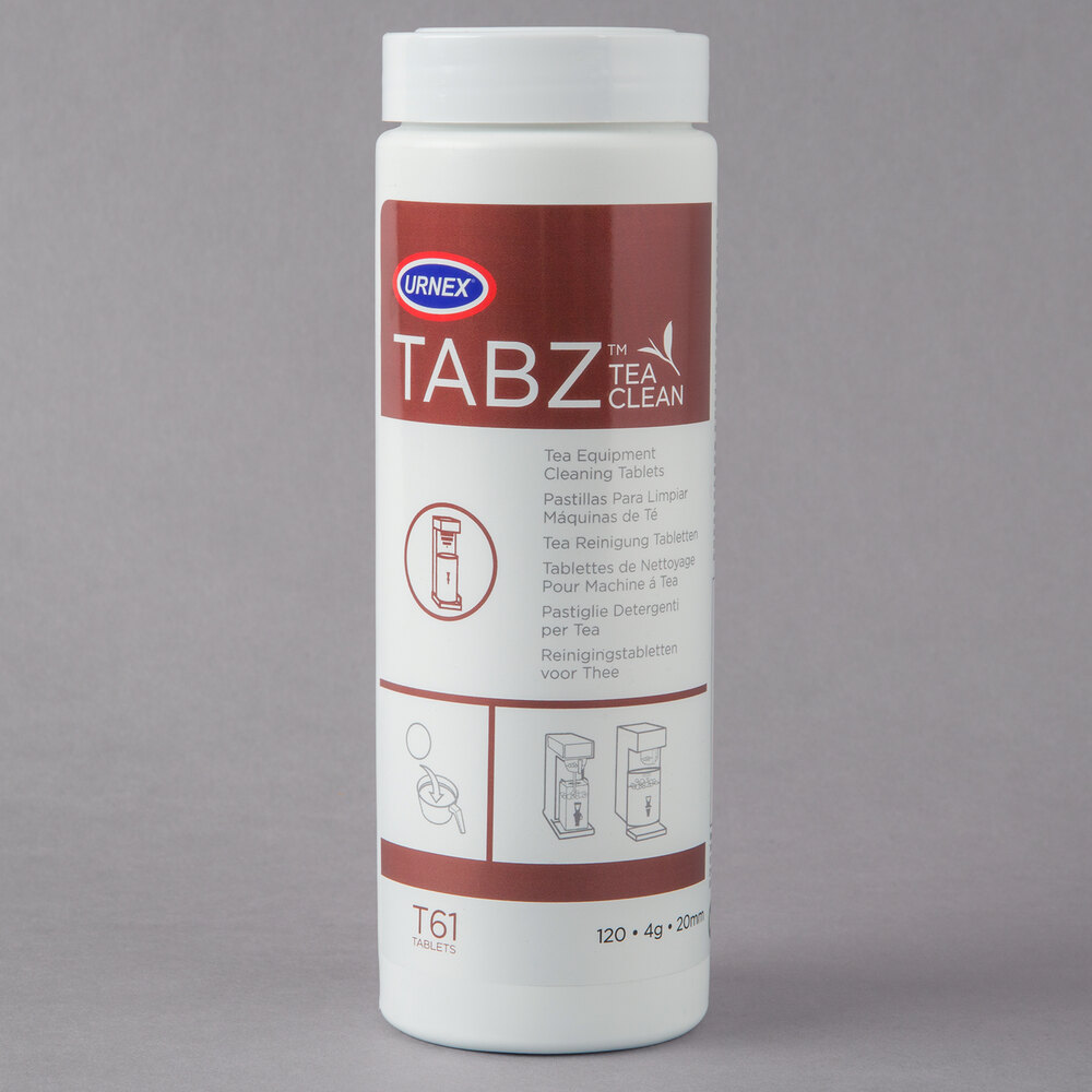 Urnex 15T61UX12012 120 ct. Tabz Tea Equipment Cleaner Tablets