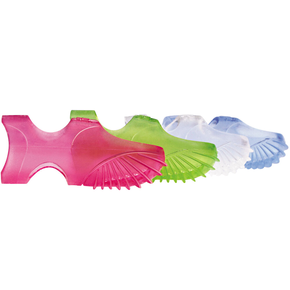 LEE 61050 Size 5 (Small) Assorted Colors Rubber Finger Tip 10/Pack