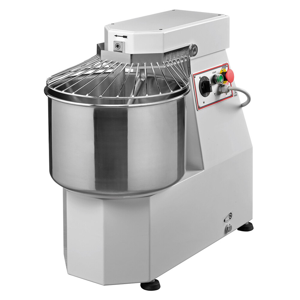 Avancini 24 Qt 40 Lb Two Speed Spiral Dough Mixer 208V 3 Phase