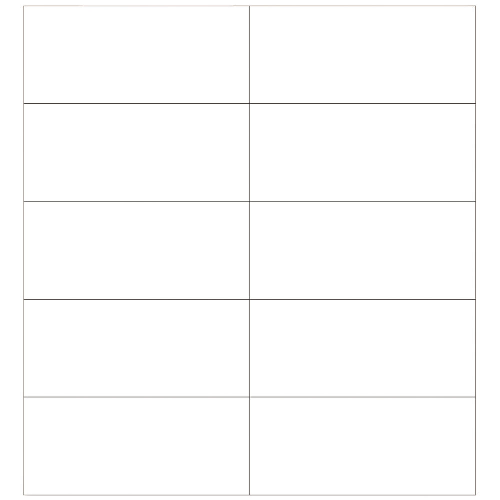 MasterVision BVCFM2418 2" x 7/8" White Dry Erase Magnetic Tape Strips ...