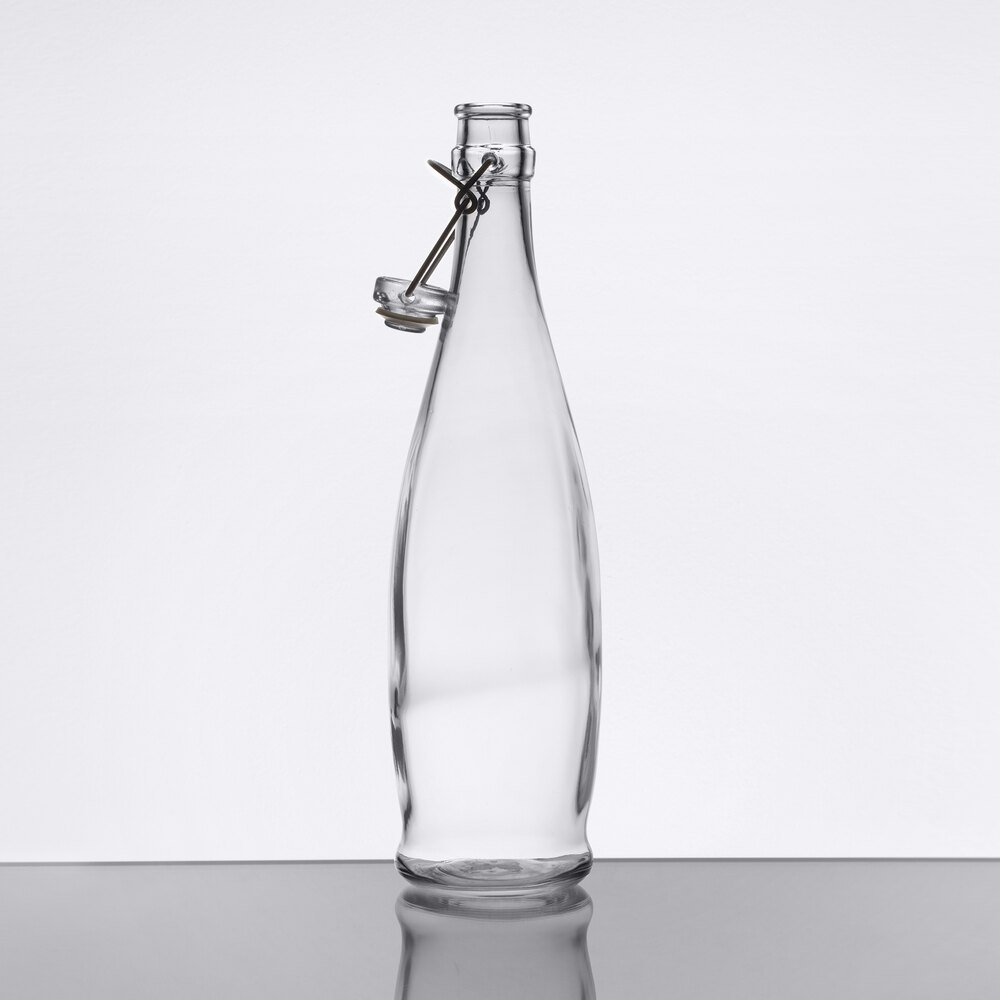 Libbey 13150034 34 oz. Oil / Vinegar Cruet / Water Bottle with Clear