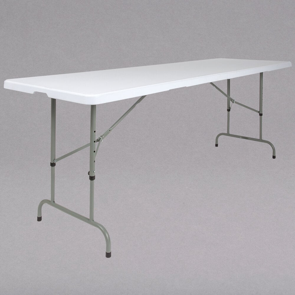 Flash Furniture RB-3096ADJ-GG 30" x 96" Rectangular Height Adjustable ...