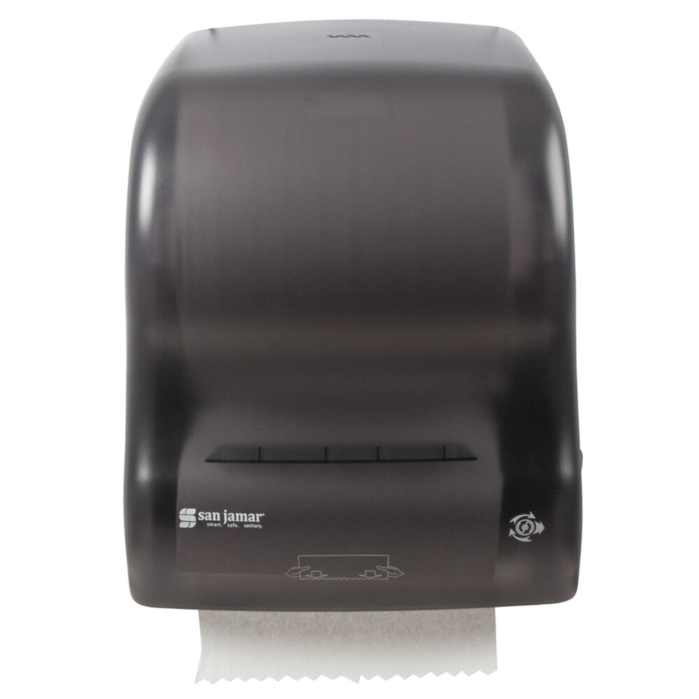 San Jamar T7400TBK Simplicity Essence Classic Black Pearl Mechanical Hands Free Paper Towel