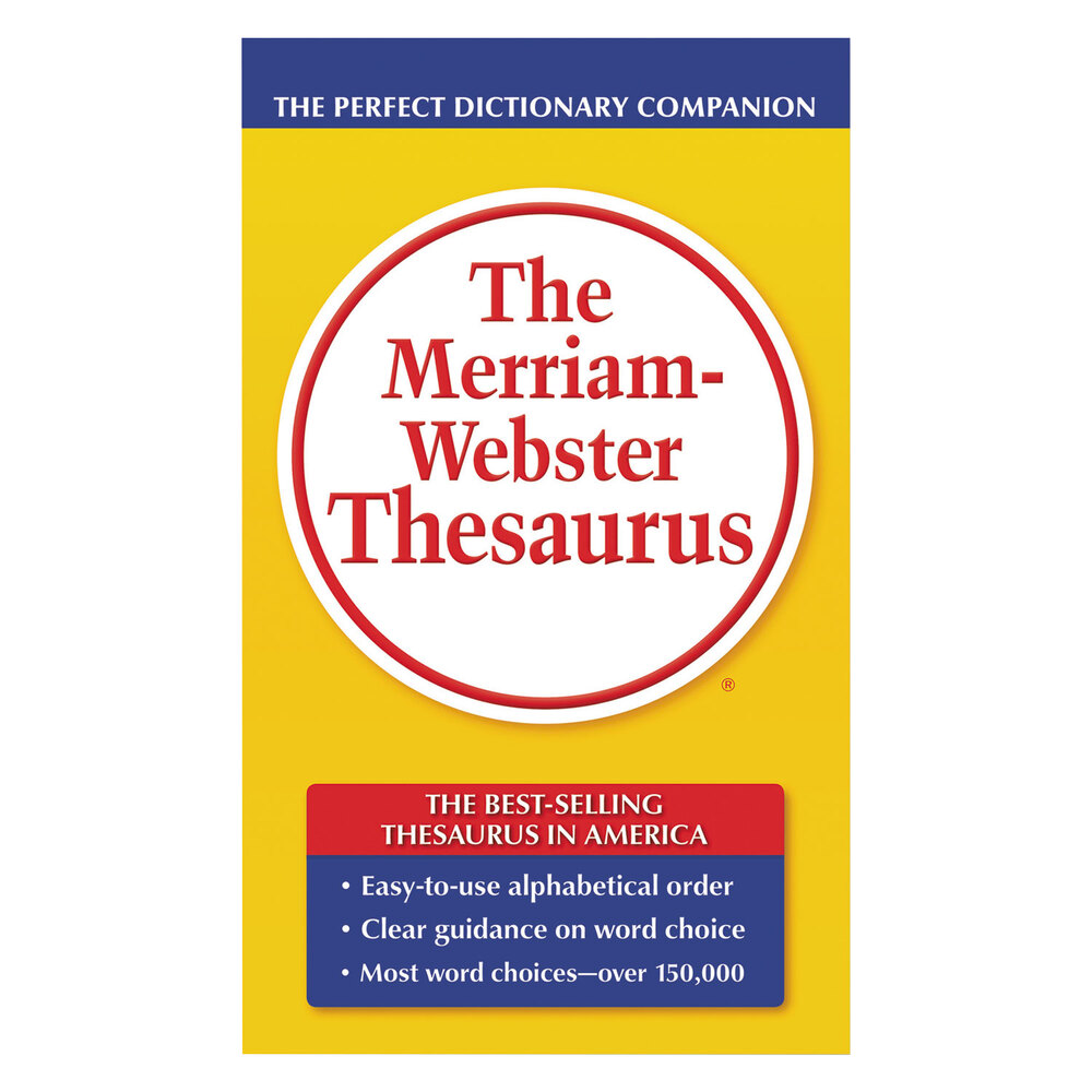 MerriamWebster MER850 800 Page Thesaurus