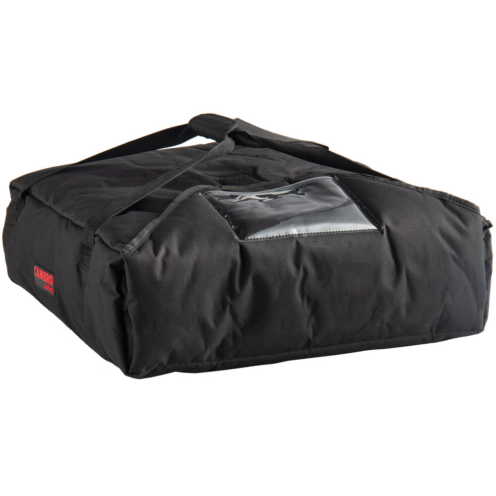 Cambro GBP220110 Customizable Insulated Black Pizza Delivery GoBag