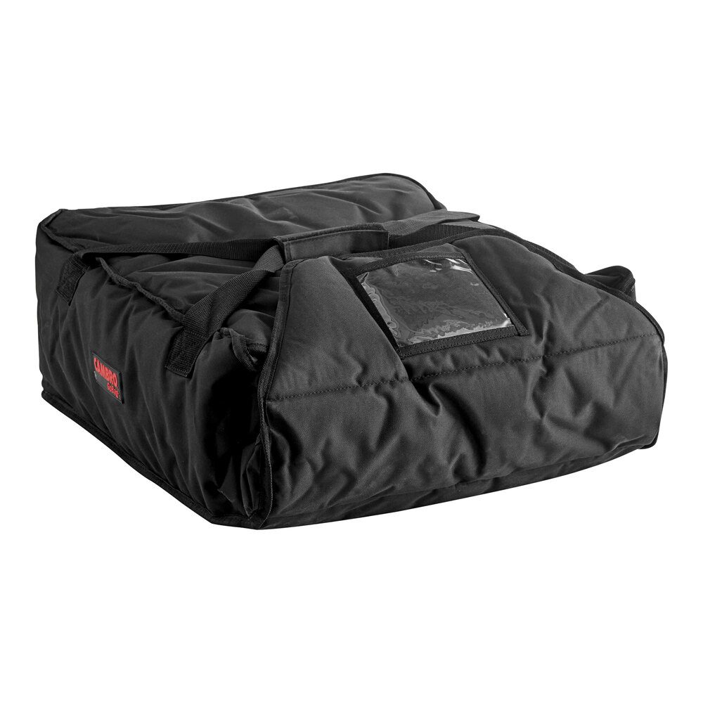 Cambro GBP318110 Customizable Insulated Black Pizza Delivery GoBag