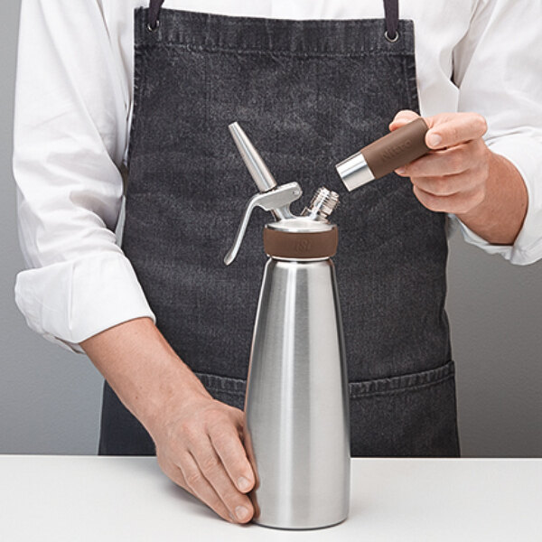 Nitro Whip ISi Nitro Cold Brew Whip Set – 1 Quart Dispenser & 48 Nitro Chargers Nitro Coffee Maker