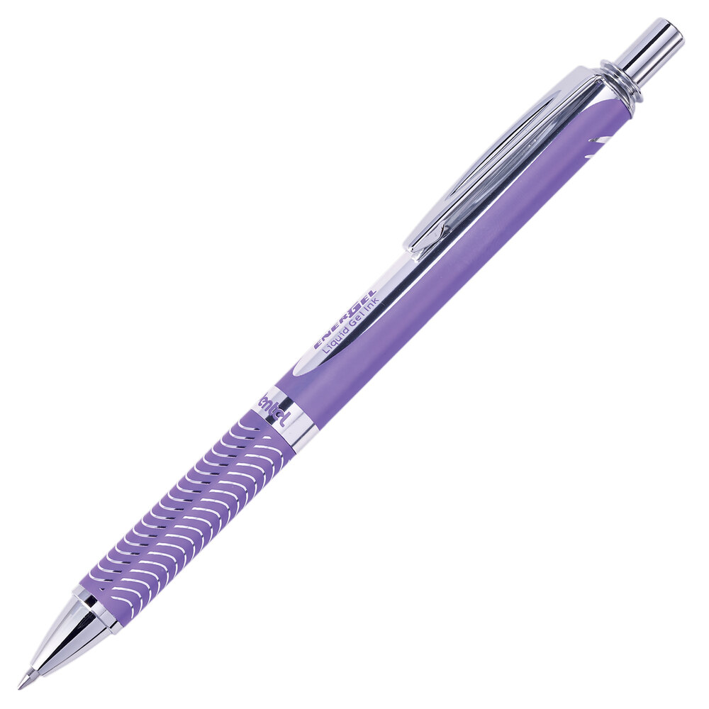 Pentel BL407VV EnerGel Alloy RT Violet Ink with Violet Barrel 0.7mm
