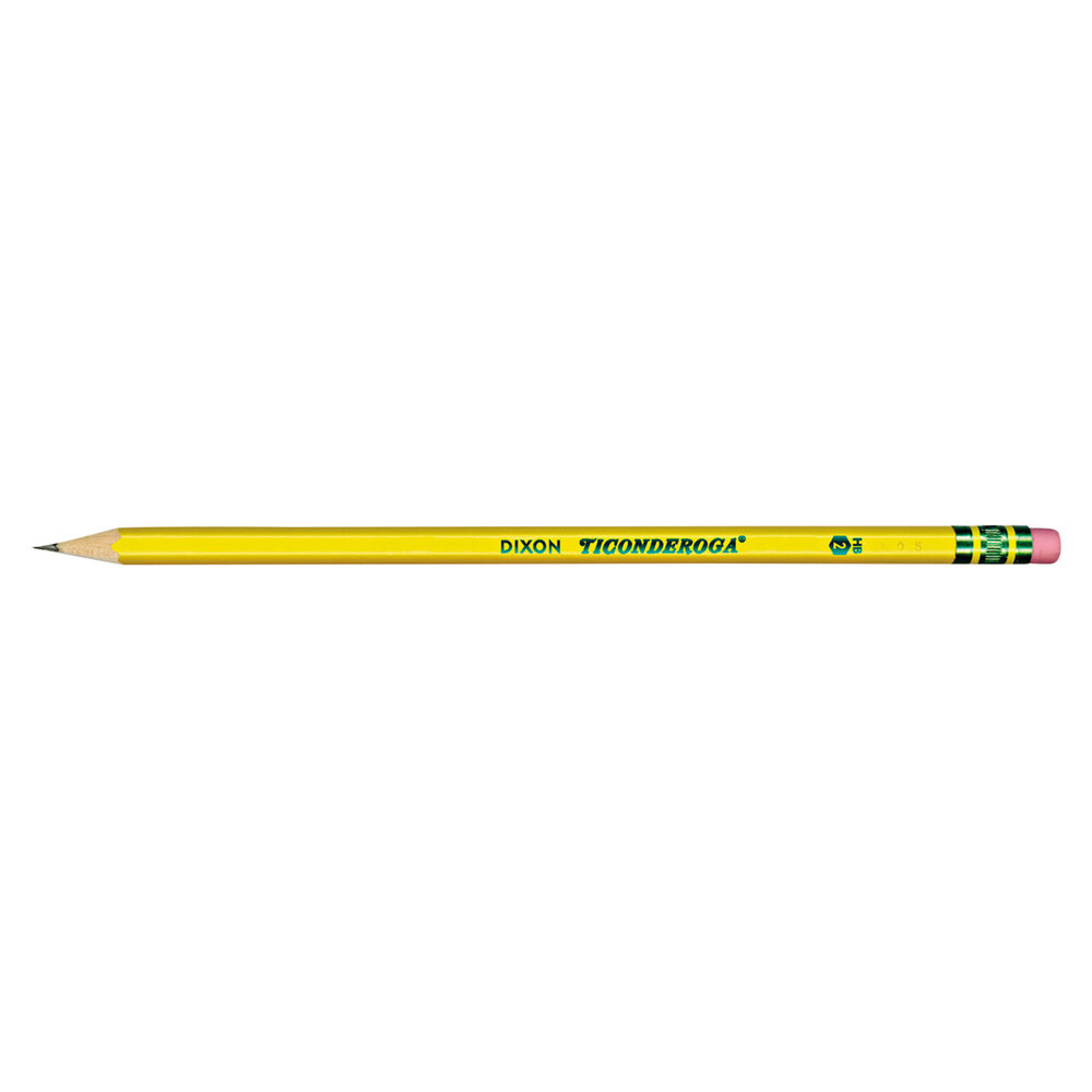 Office Impressions Eco Woodcase Pencil HB #2 Yellow Barrel 12 Pencils