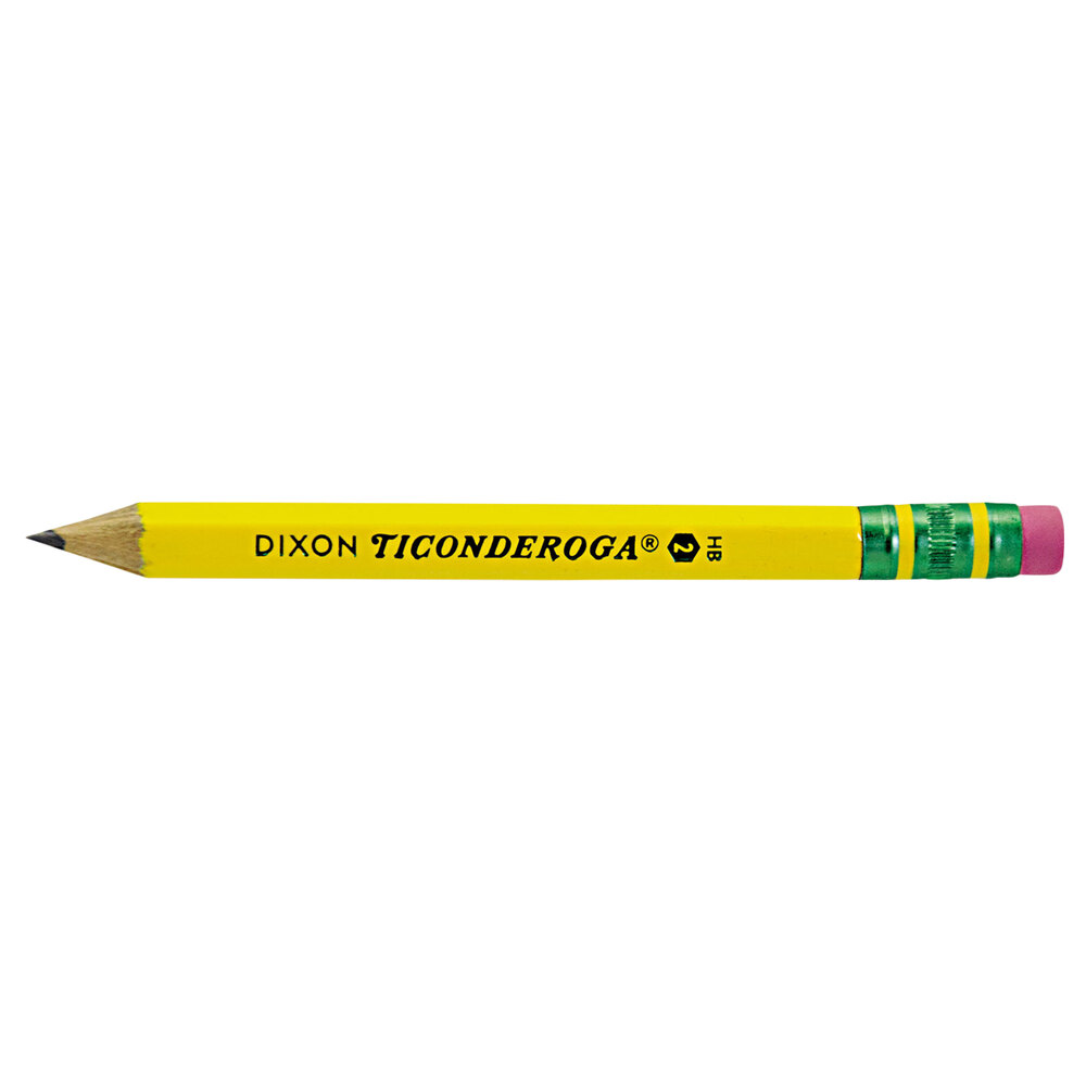 Matite Dixon Ticonderoga In Legno, 2 HB, Pre-temperate, Scatola Da 12
