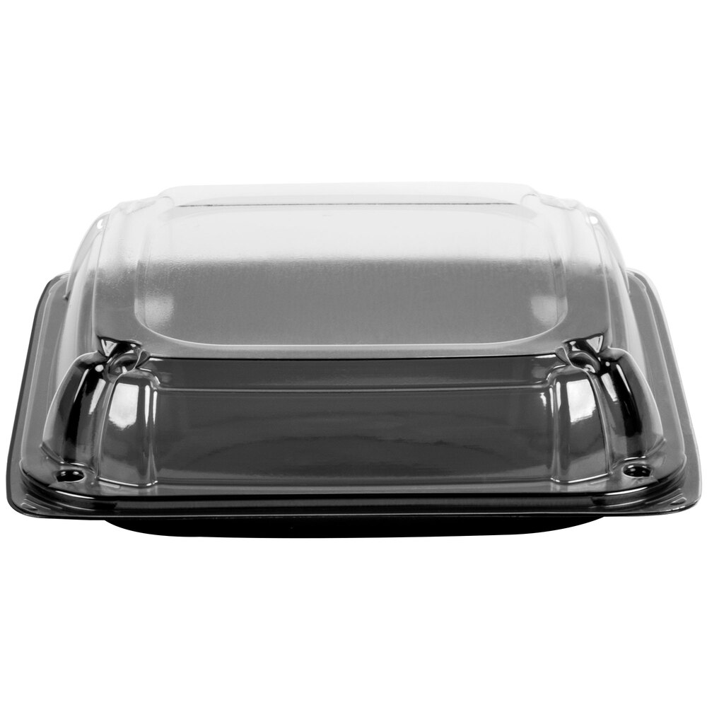 Sabert C9611 UltraStack 11" Square Disposable Deli Platter / Catering