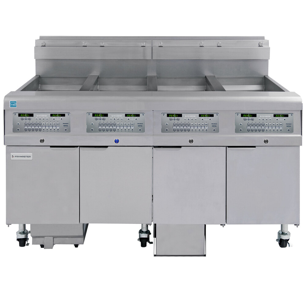 Frymaster 4FQG30U FilterQuick OilConserving 30 lb. Natural Gas Four