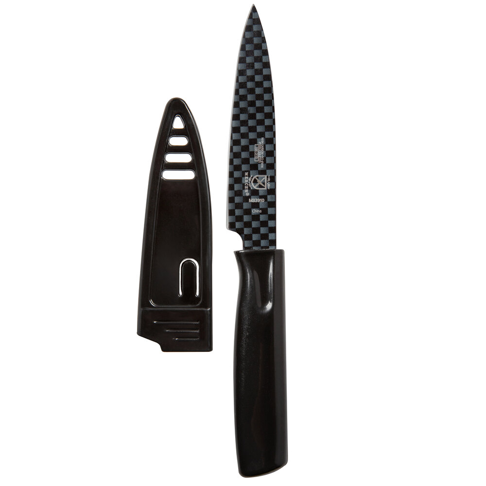 Mercer Culinary M33910B 4 High Carbon Paring Knife - Black