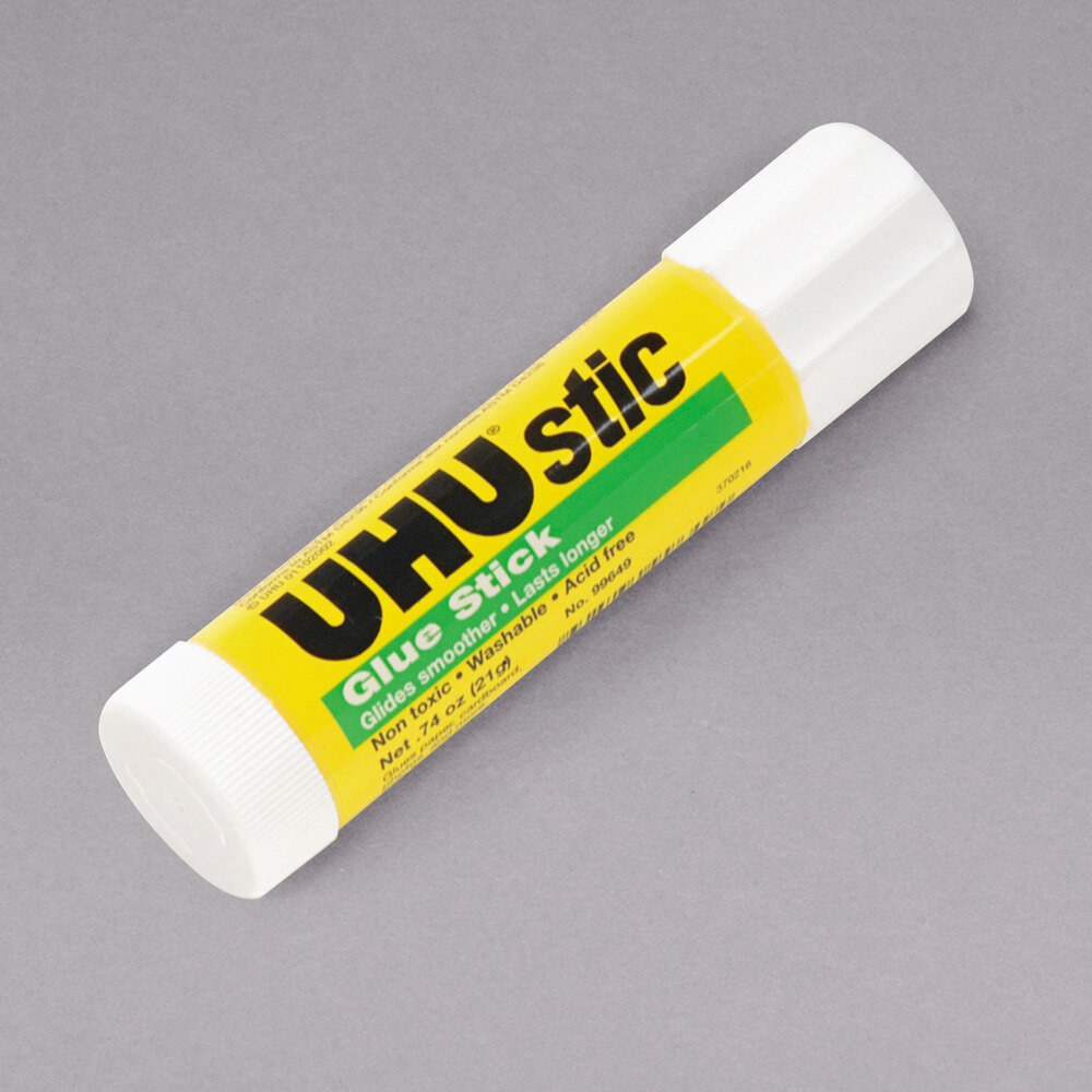 UHU 99649 Stic 0.74 oz. Permanent Clear Glue Stick