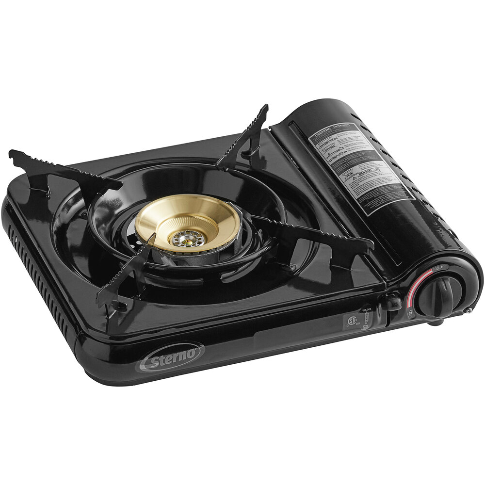 Sterno 50180 1Burner Black Butane Countertop Range / Portable Stove