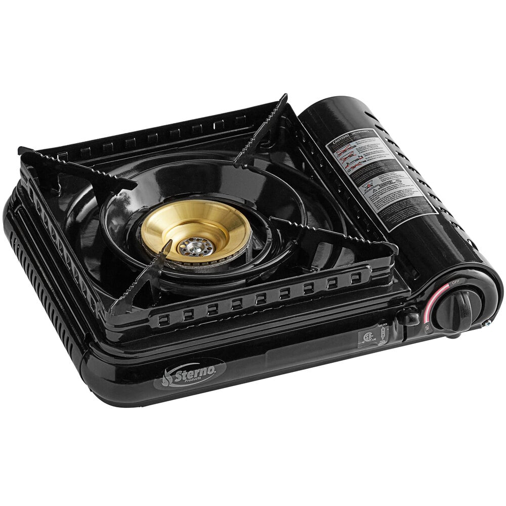 Sterno 50182 1Burner High Performance Black Butane Countertop Range