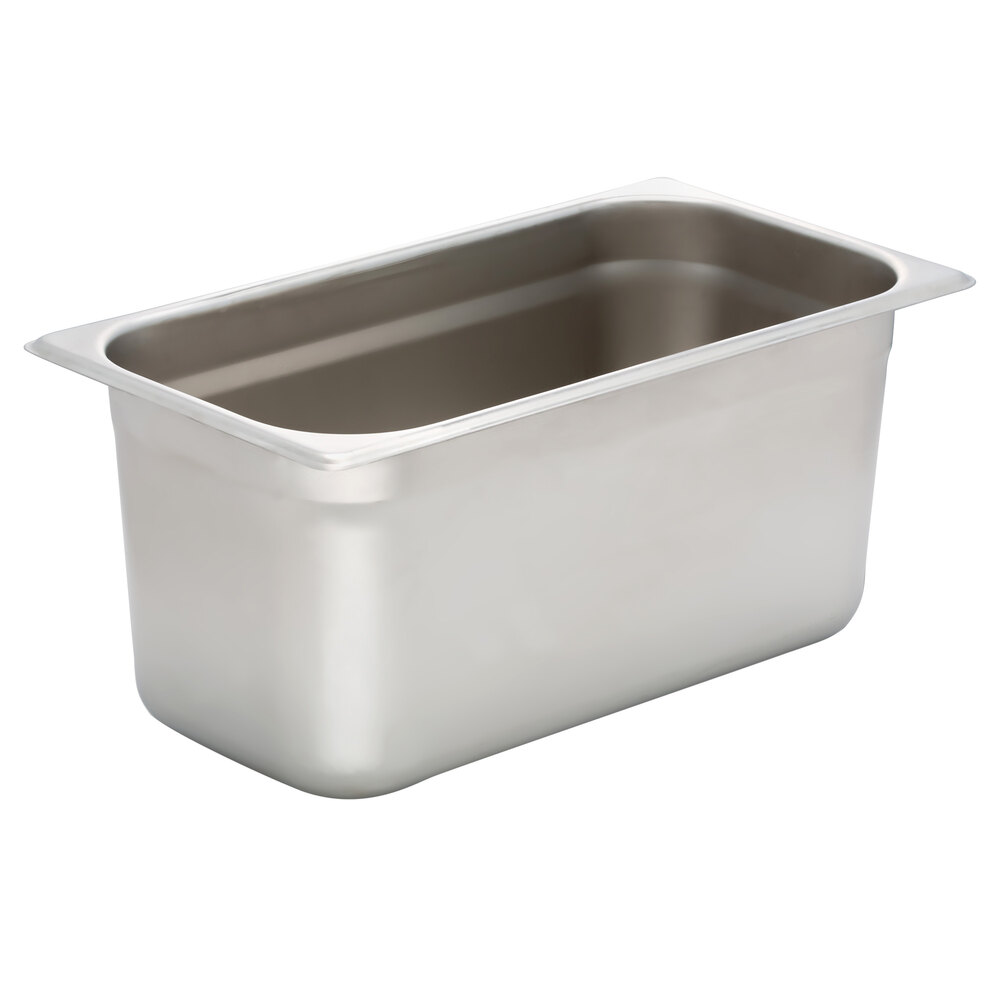 Bon Chef 61292 1/3 Size Stainless Steel Food Pan 6" Deep