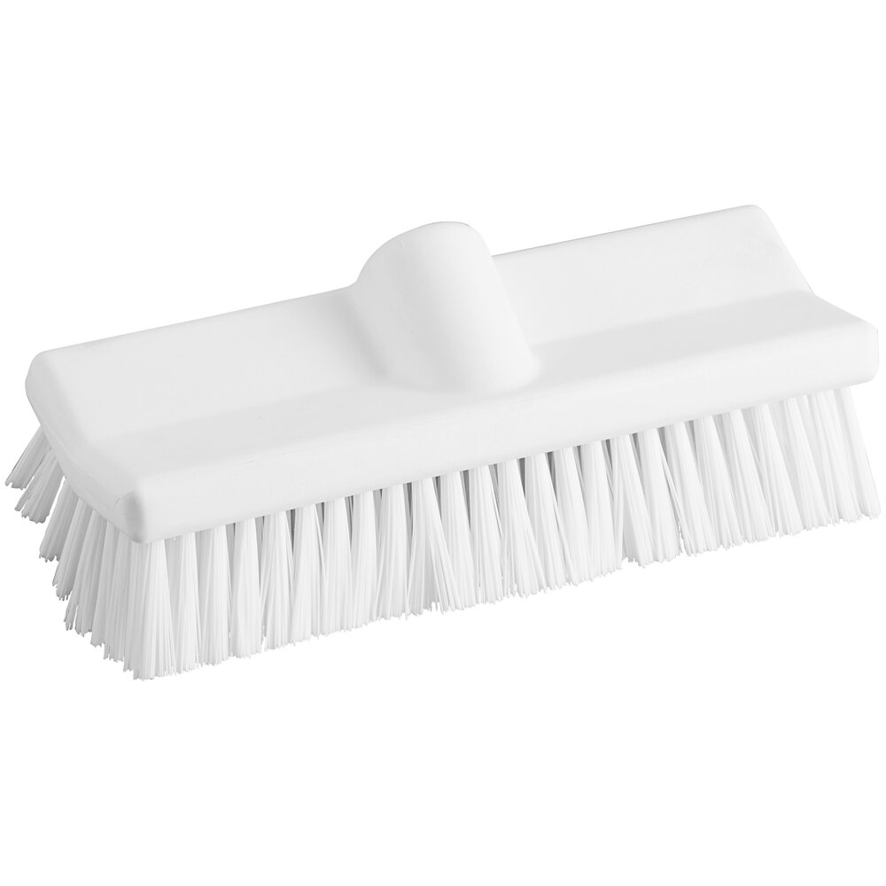 Tile and Grout Brush with Acme Threading, Black/White