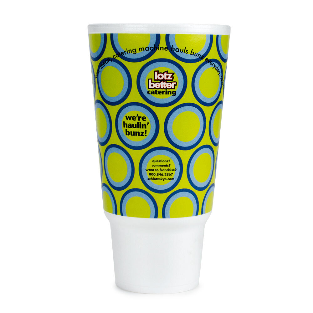 Dart 44AU32 Fusion 44 oz. Foam Hot Cup For Customization Only 300/Case