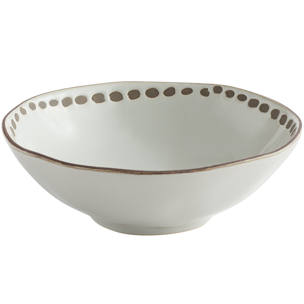 Libbey DULCET3G Dulcet 14 oz. Gray Stoneware Soup Bowl 12/Case