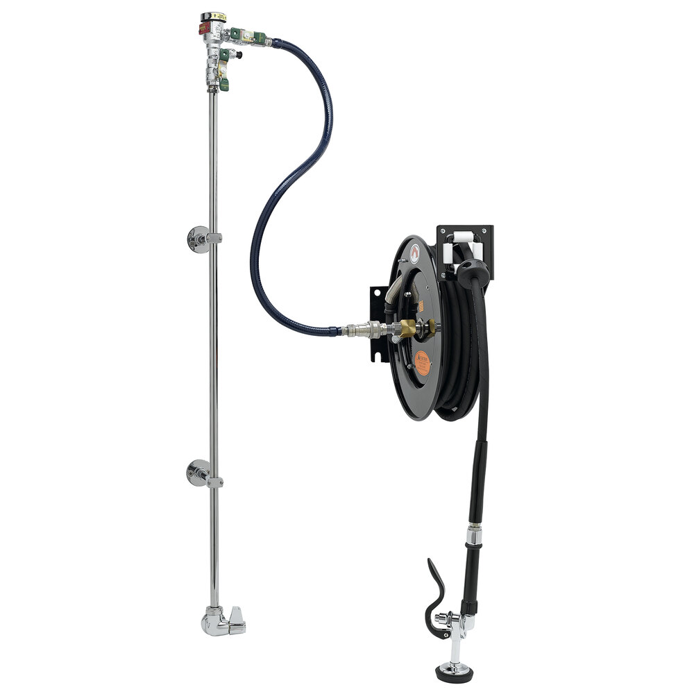 Equip by T&S 5HR-232-01XE2 35' Open Hose Reel System with Single