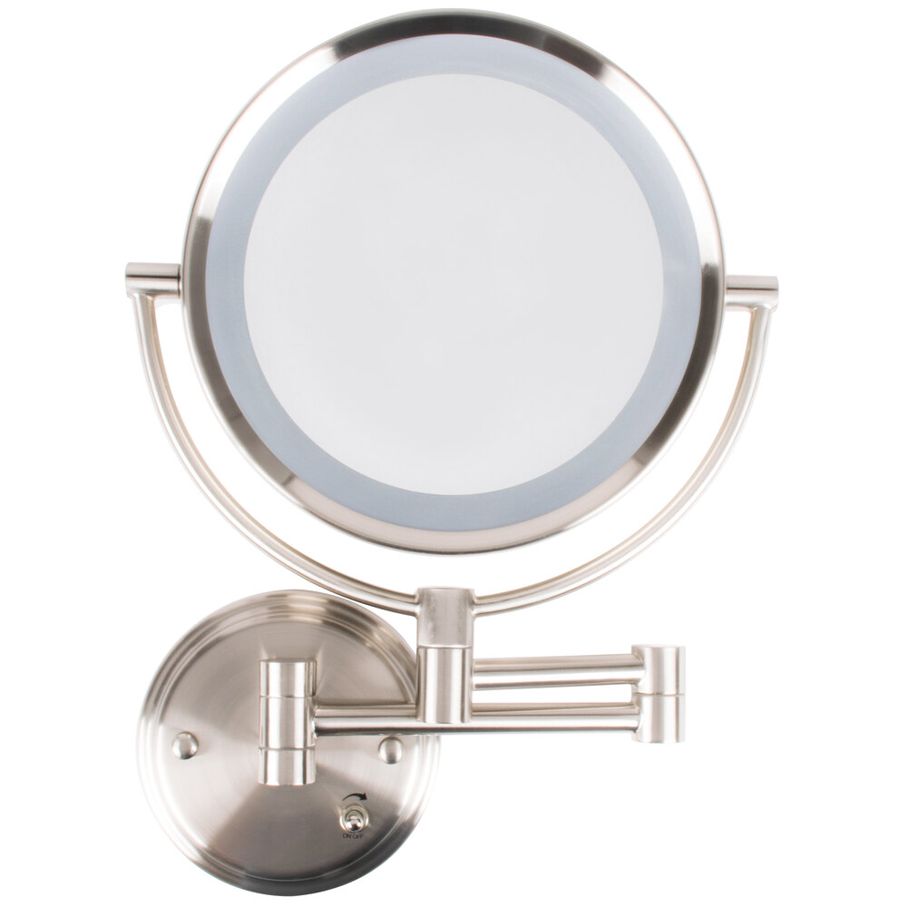Conair BE11WD WallMount Mirror Lighted Brushed Nickel