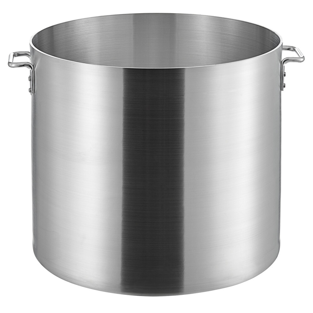 Winco ALHP-120 120-Quart Commercial Aluminum Stock Pot with Cover 
