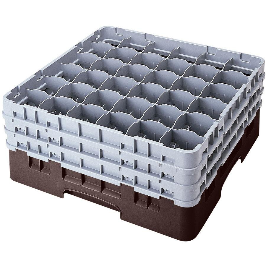 Cambro 36S1058167 Brown Camrack Customizable 36 Compartment 11