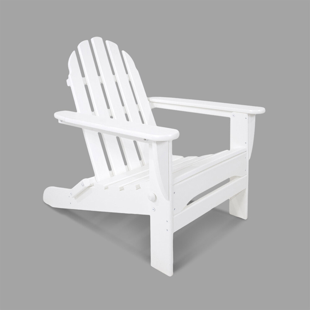 polywood classic folding adirondack chair