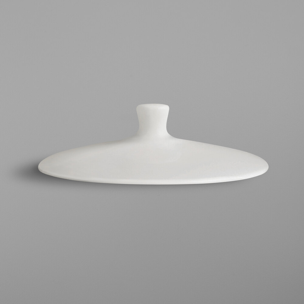 RAK Porcelain FDTPLD1 Fine Dine Ivory Porcelain Teapot Lid 12/Case