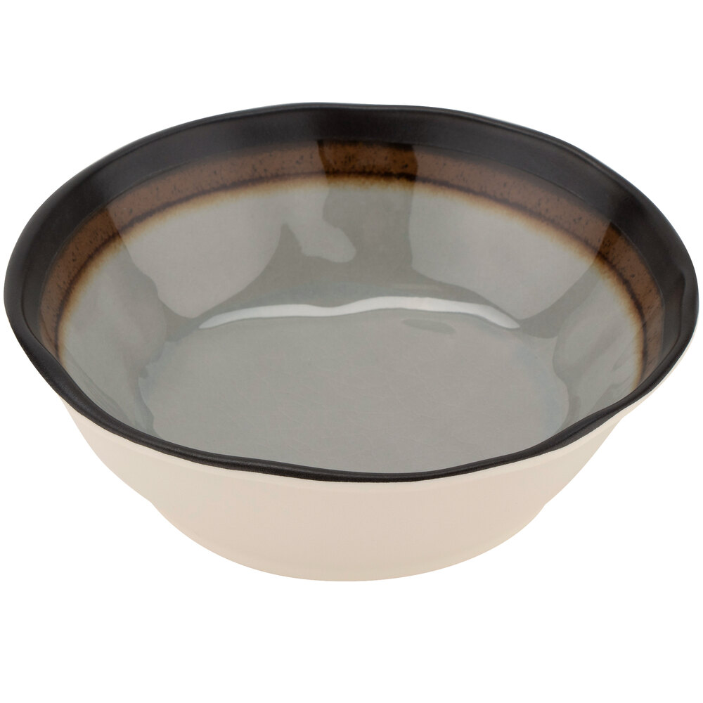 GET B600MBR Mantle 12 oz. Brown Melamine Soup Bowl 12/Pack