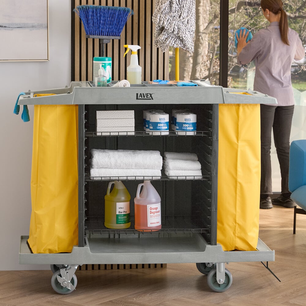 Hotel / Housekeeping Cart - Large Four Shelf